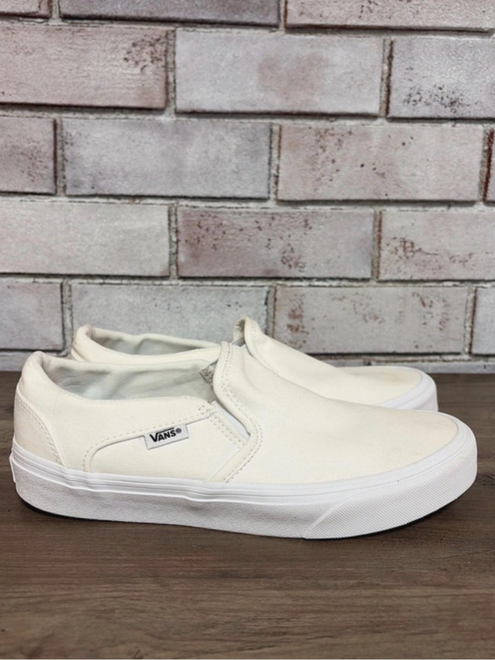 Vans Classic Slip-On Shoes in White